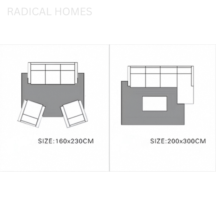 VANTRO Modern Cowhide Leather Rug - Radical Homes Singapore