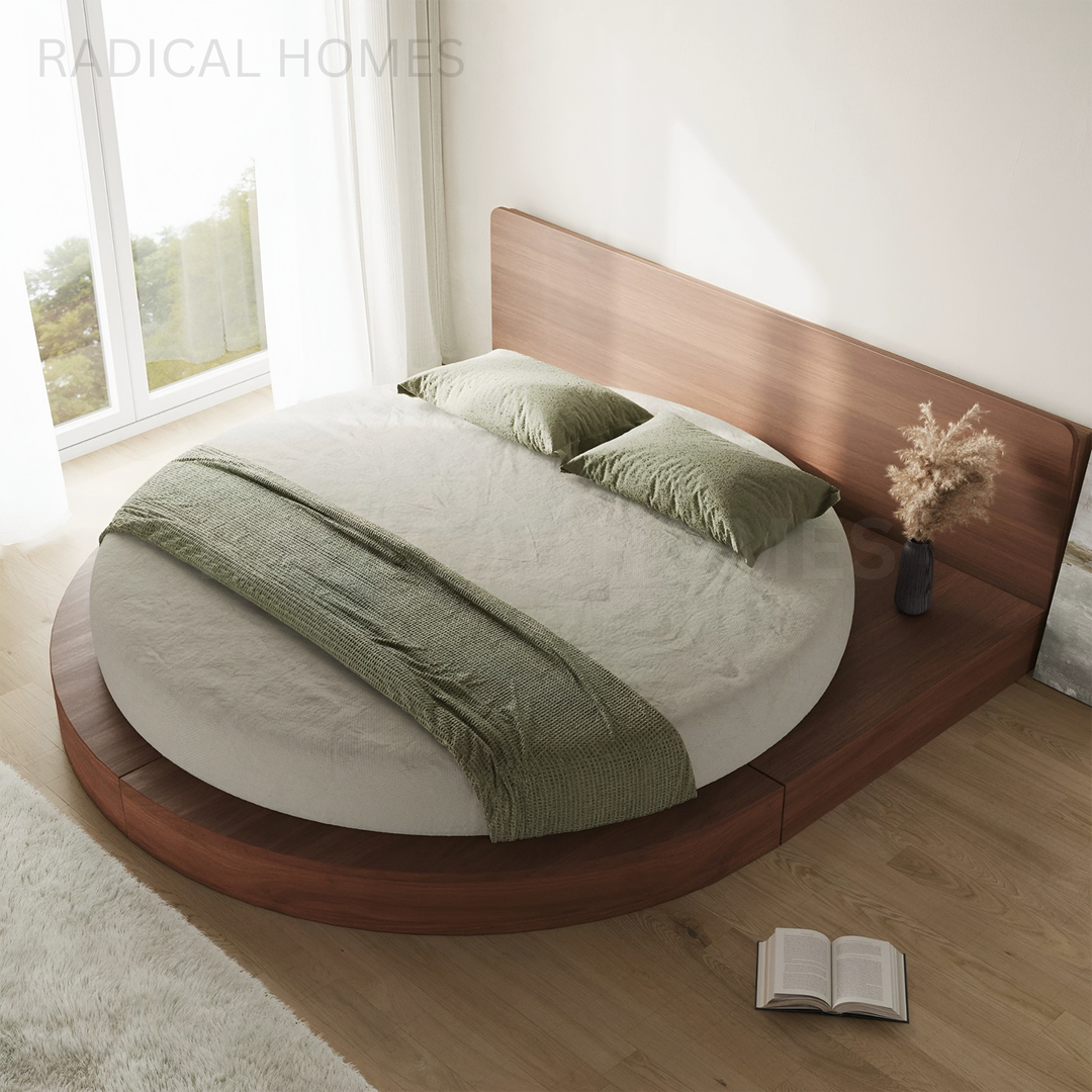 SEENAH Japandi Round Tatami Bedframe