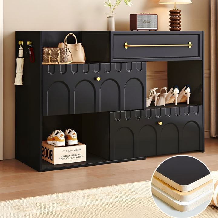 BERONA Modern Extendable Shoe Cabinet