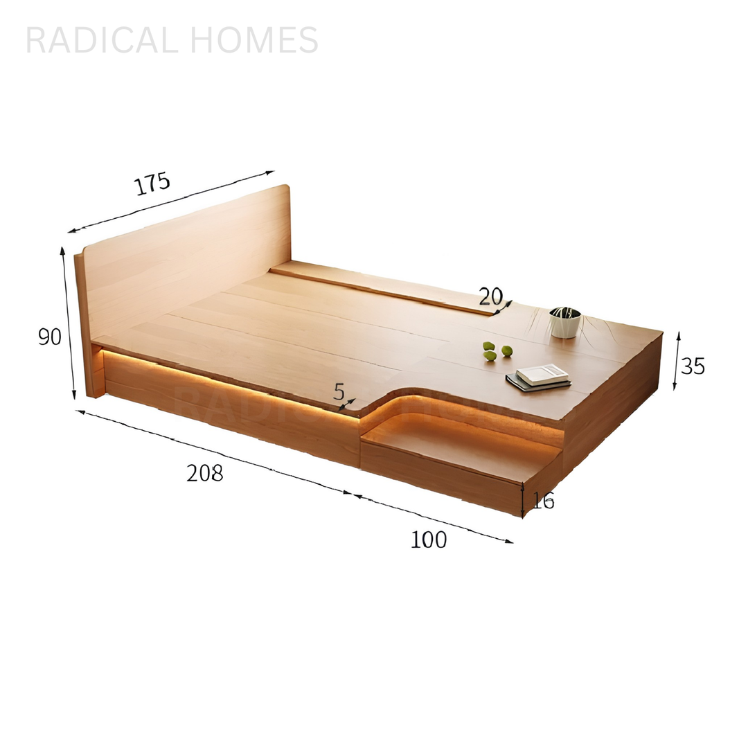 AIZIO Japanese Platform Bedframe