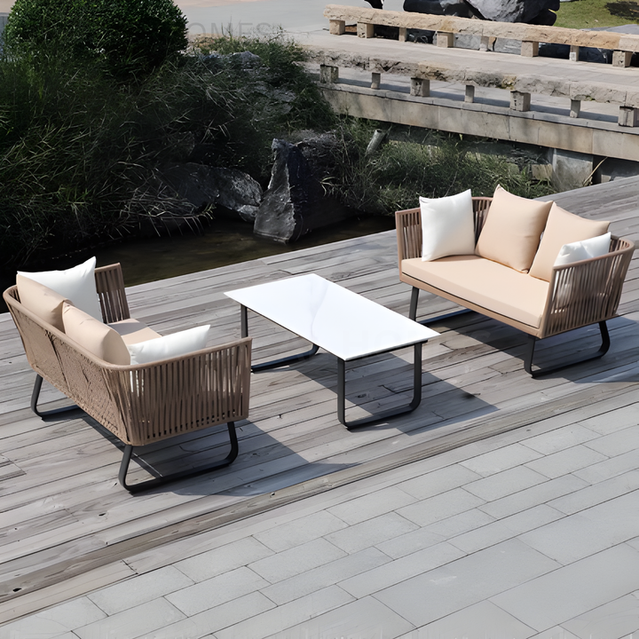 RYDEN Modern Rattan Outdoor Sofa - Radical Homes Singapore