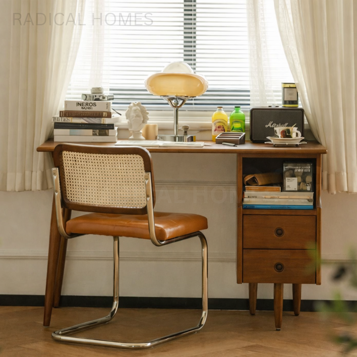 ATEN Modern Solid Wood Study Table Desk - Radical Homes Singapore