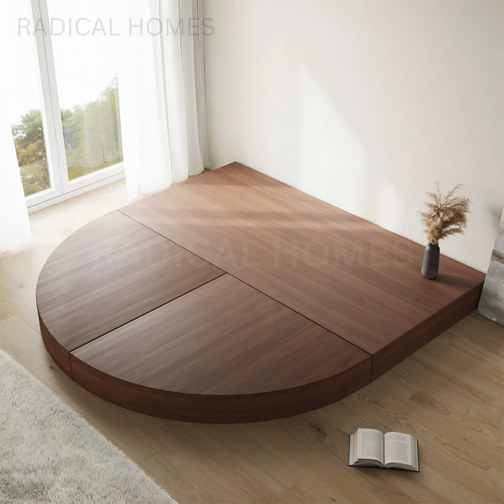 SEENAH Japandi Round Tatami Bedframe