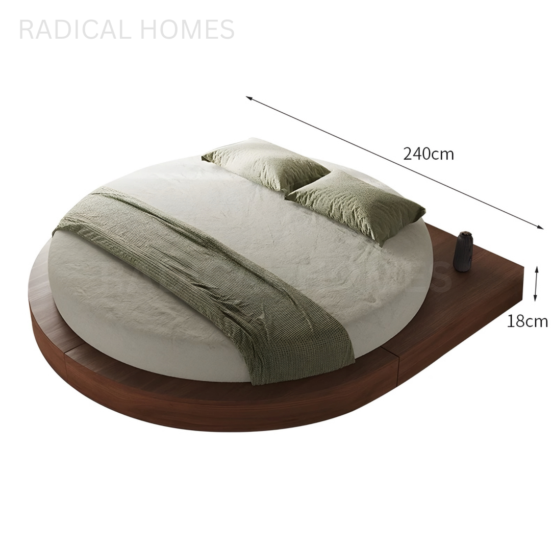 SEENAH Japandi Round Tatami Bedframe