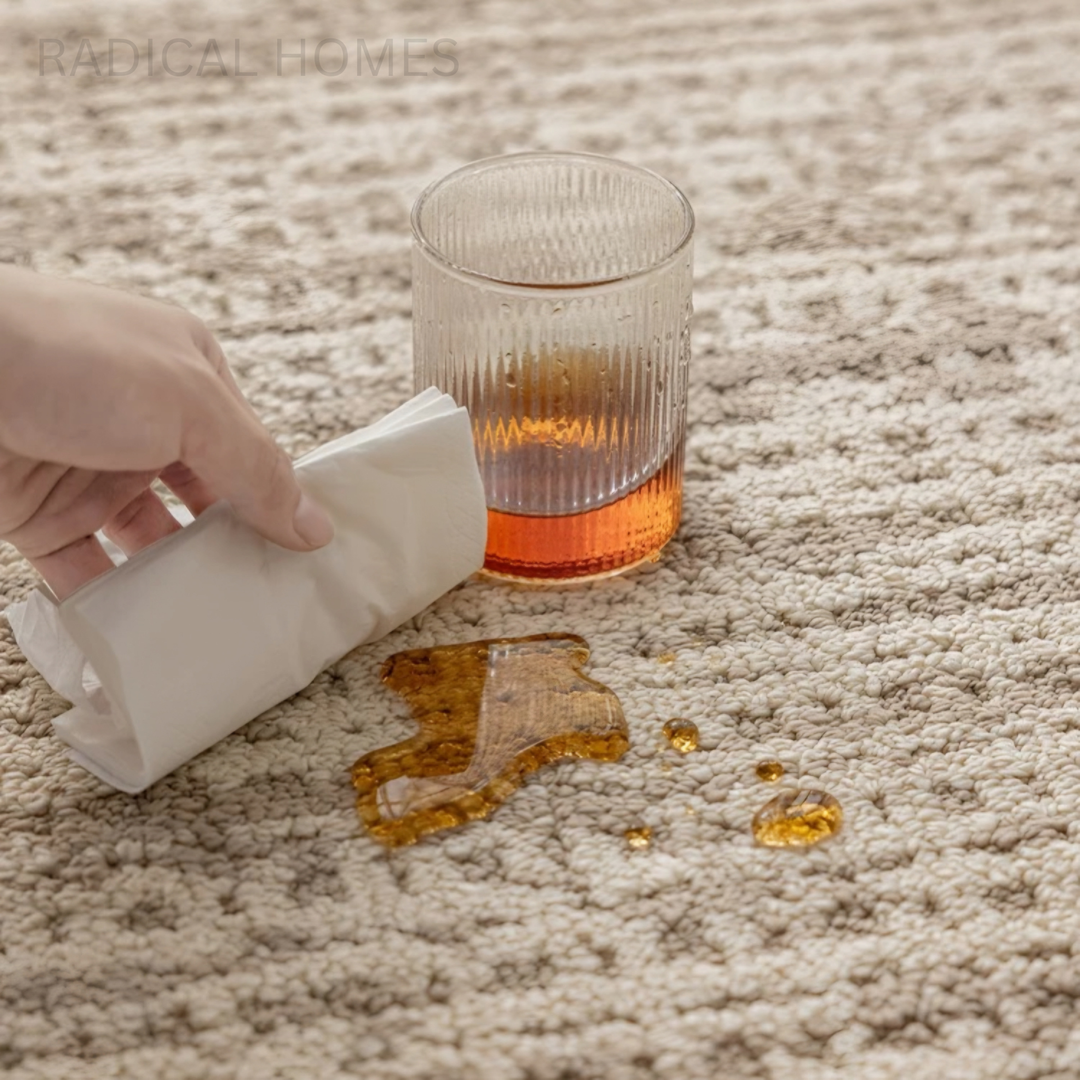 SOLVENA Modern Waterproof Rug - Radical Homes Singapore