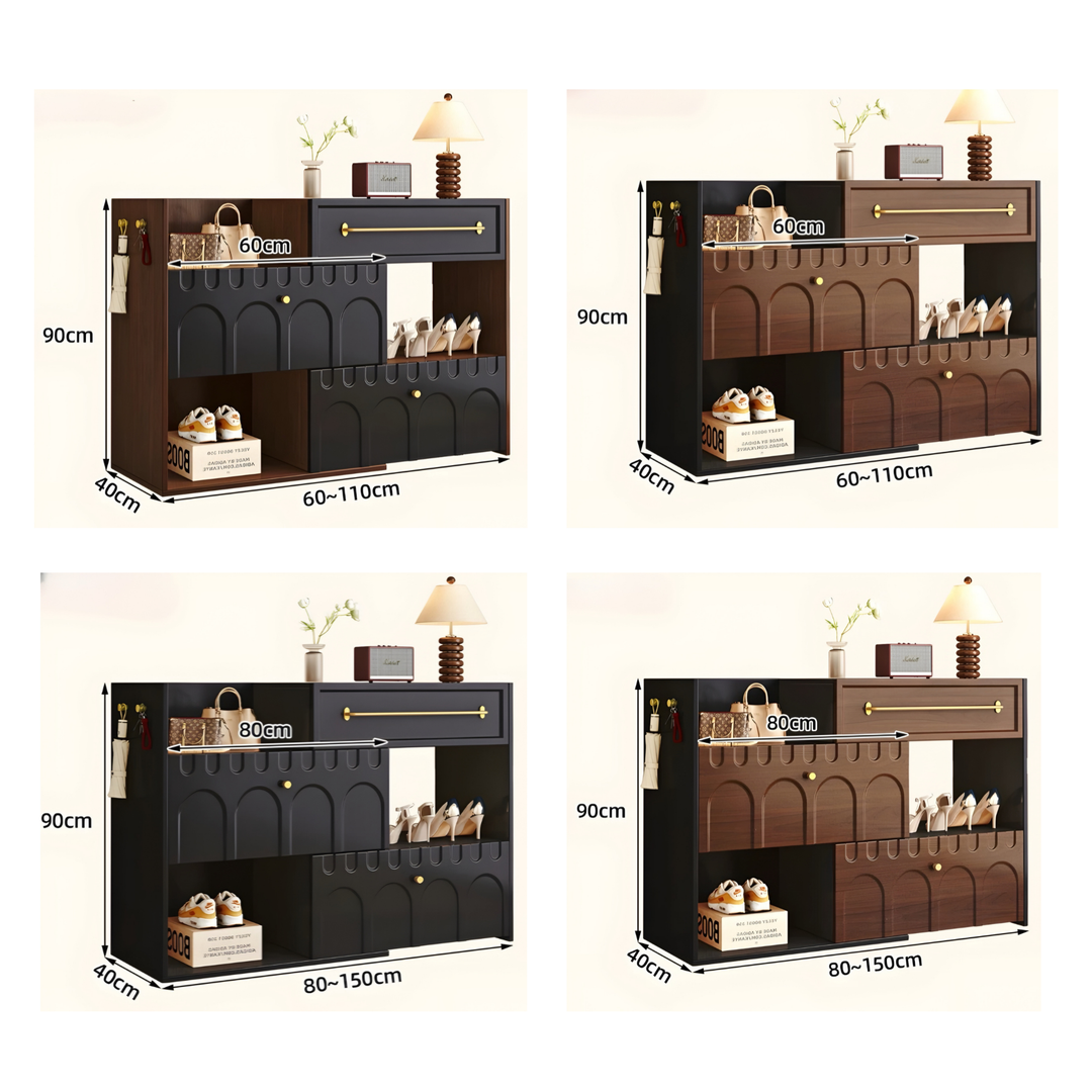 BERONA Modern Extendable Shoe Cabinet