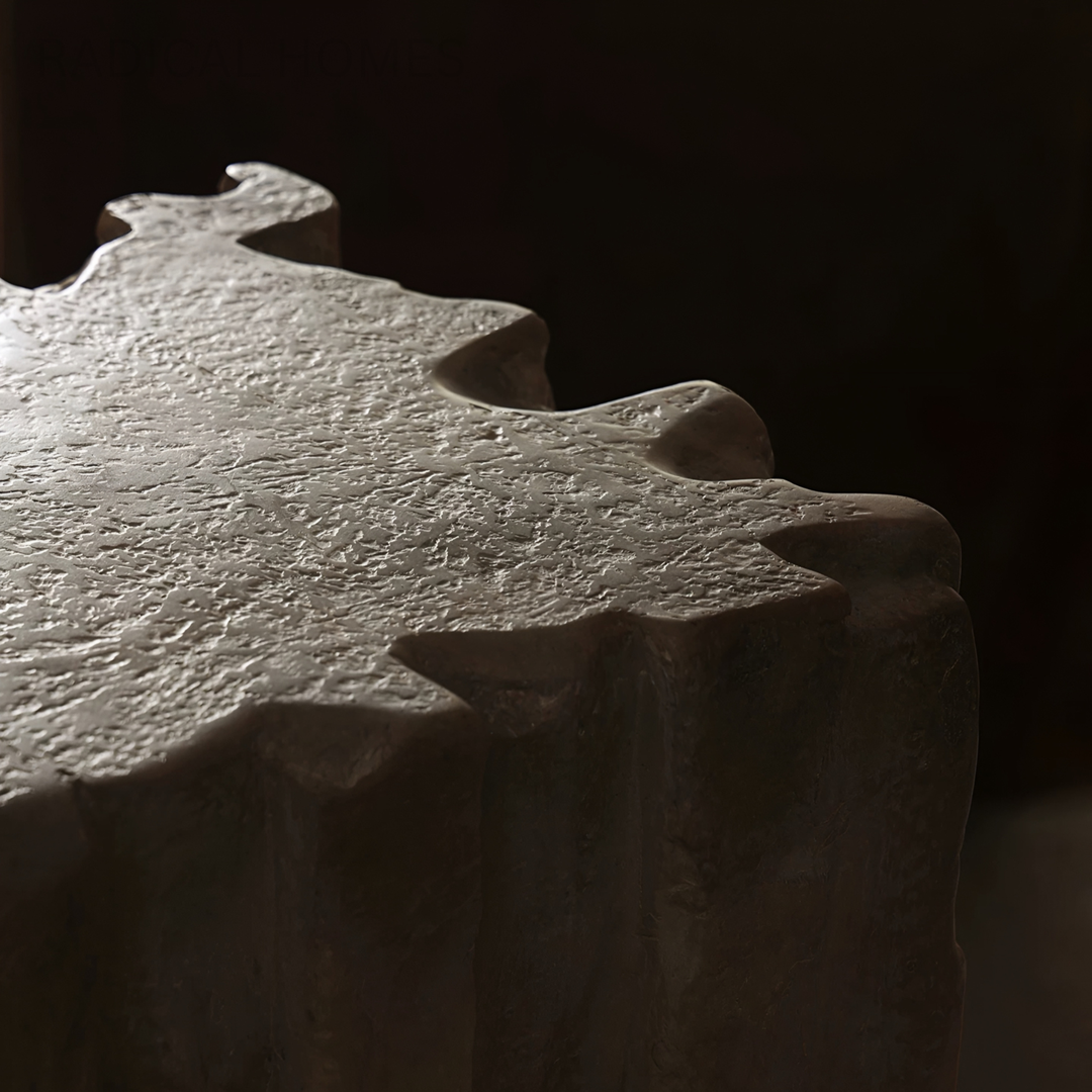 VALTORI Modern Stone Sculptural Pedestal - Radical Homes Singapore