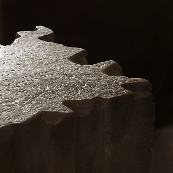 VALTORI Modern Stone Sculptural Pedestal - Radical Homes Singapore