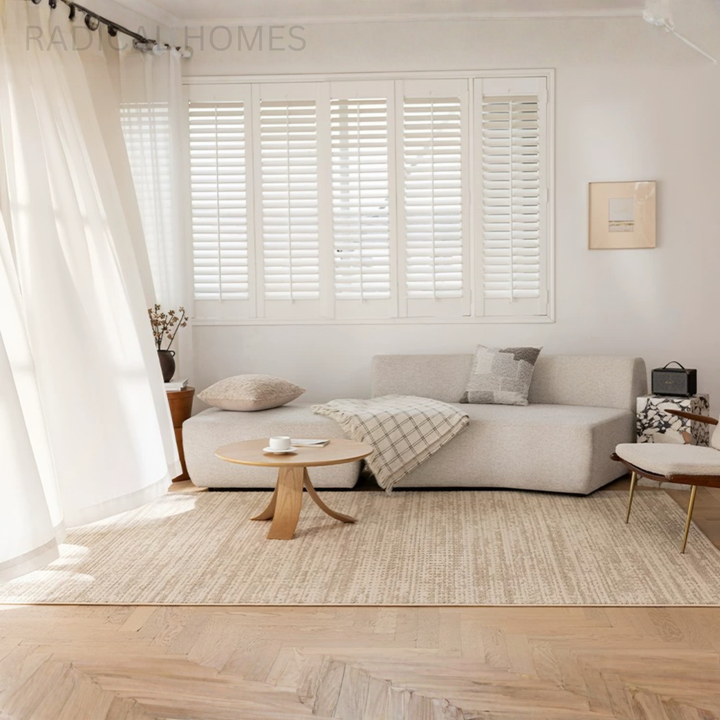SOLVENA Modern Waterproof Rug - Radical Homes Singapore