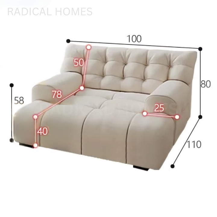 MELLOW Modern Lounge Chair - Radical Homes Singapore