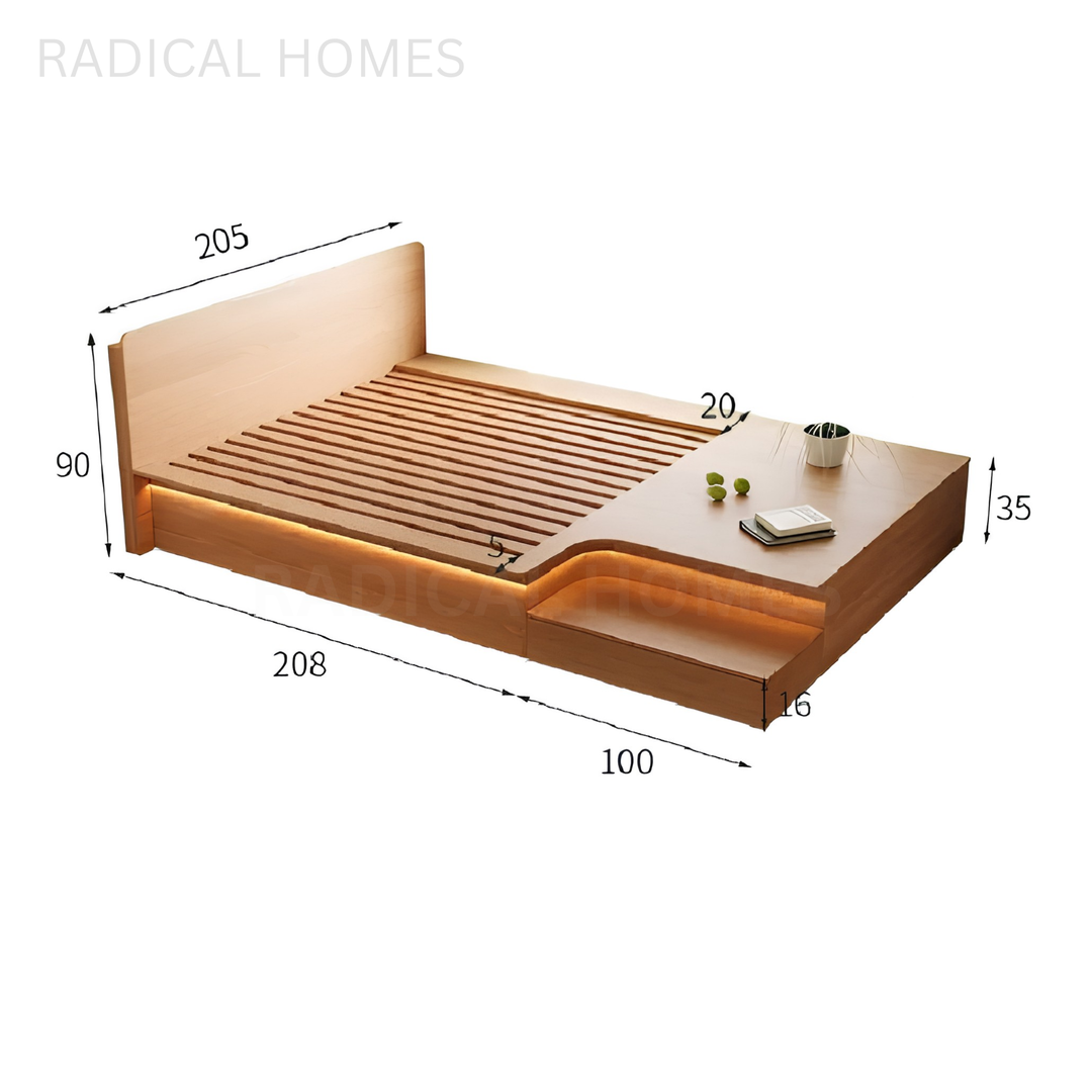 AIZIO Japanese Platform Bedframe