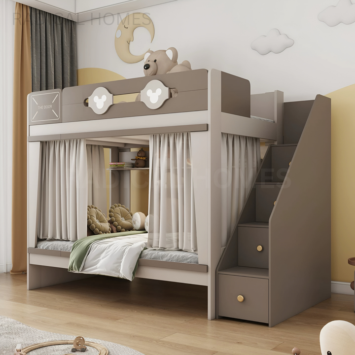 ELVORI Modern Double Decker Bedframe - Radical Homes Singapore