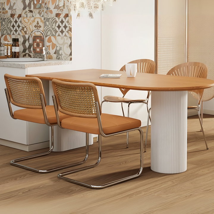 JOPHO Japandi Solid Wood Dining Table