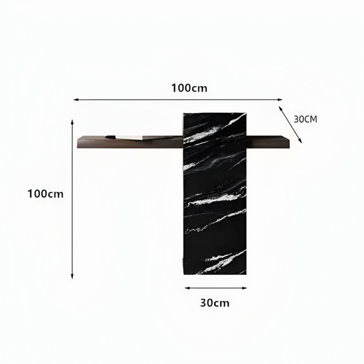 KRAIL Modern Marble Console Table