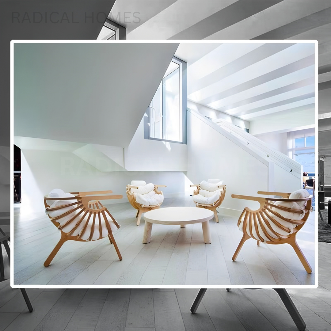 LOUCH Modern Solid Wood Lounge Chair