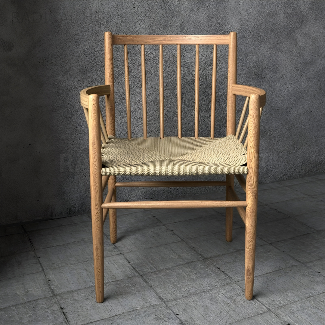 CHONG Vintage Solid Wood Leisure Chair