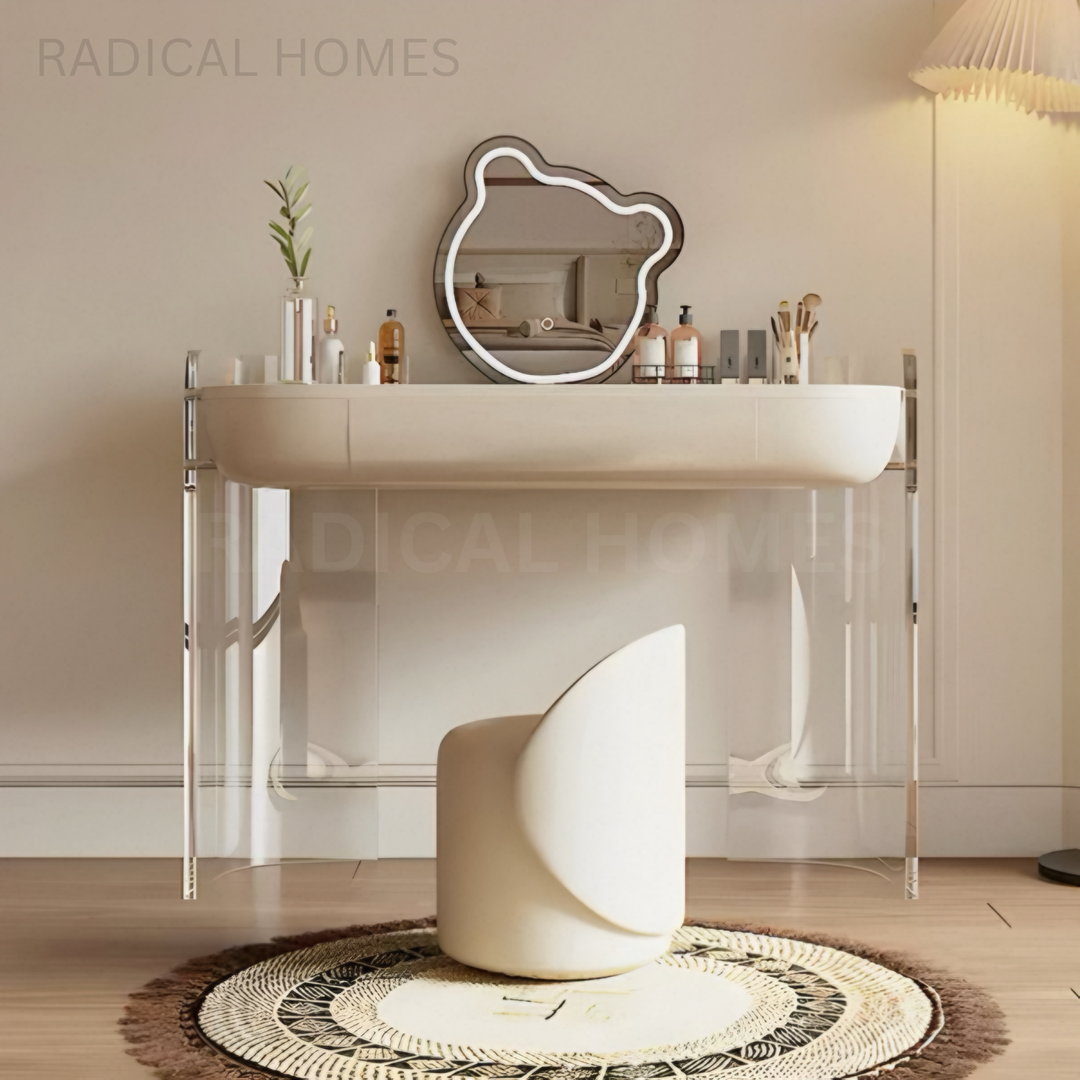 DELIA Modern Acrylic Vanity Table