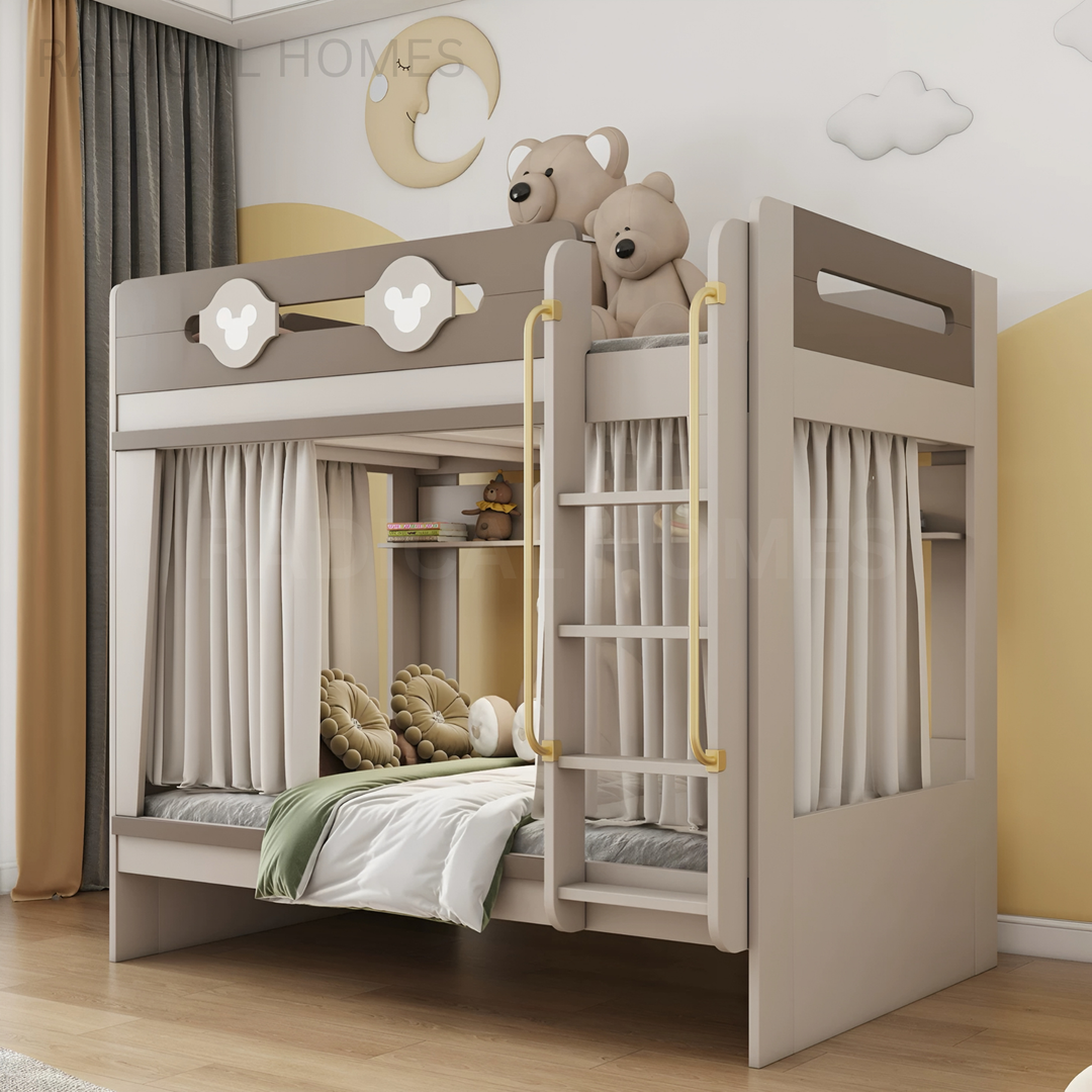 ELVORI Modern Double Decker Bedframe - Radical Homes Singapore