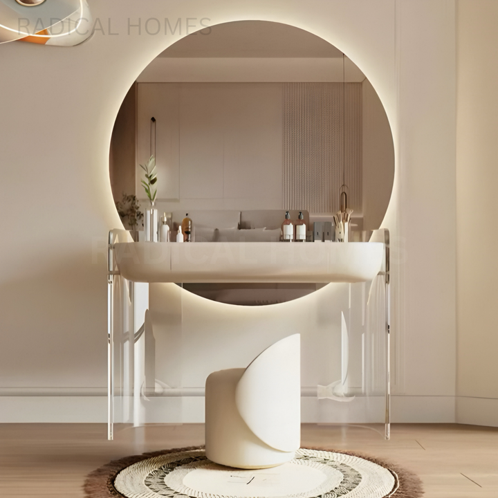DELIA Modern Acrylic Vanity Table
