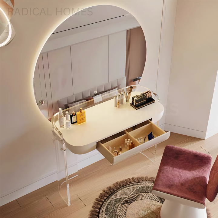 DELIA Modern Acrylic Vanity Table