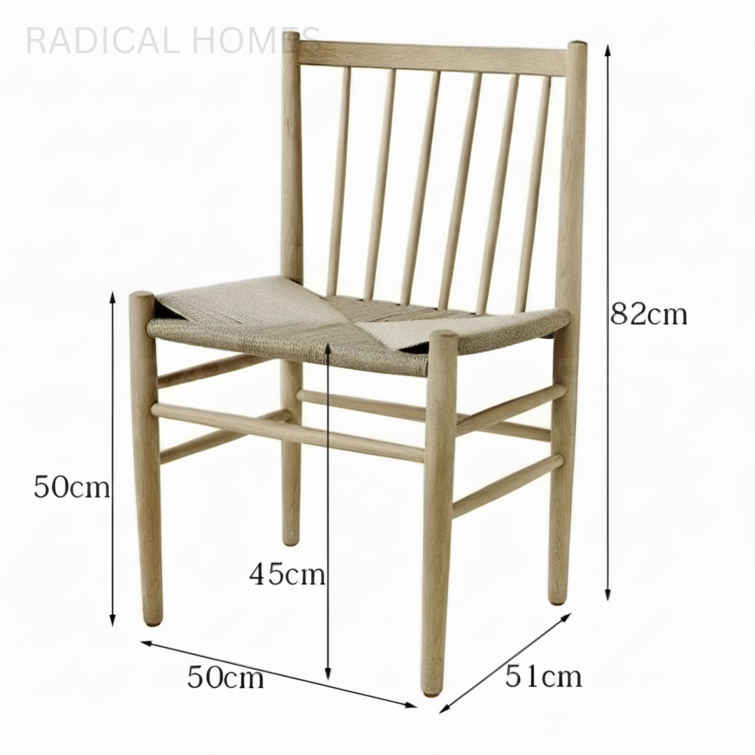 CHONG Vintage Solid Wood Leisure Chair