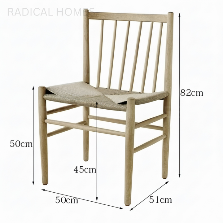 CHONG Vintage Solid Wood Leisure Chair