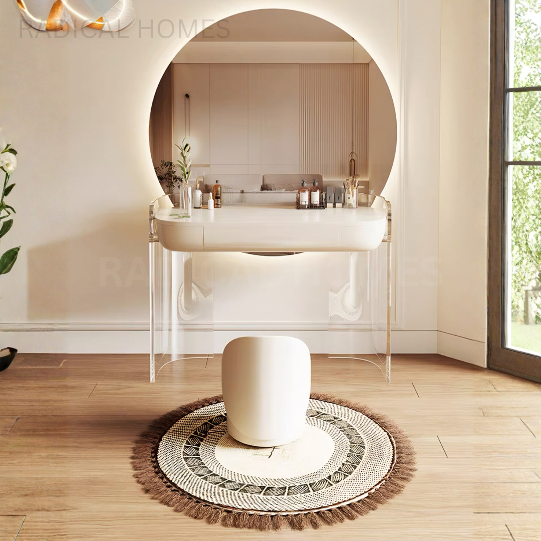 DELIA Modern Acrylic Vanity Table