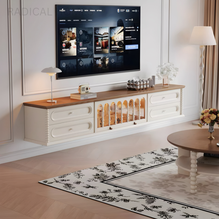 ALVIREN Victorian TV Console