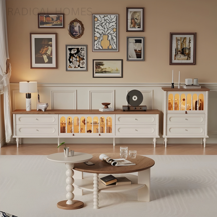 ALVIREN Victorian TV Console - Radical Homes Singapore