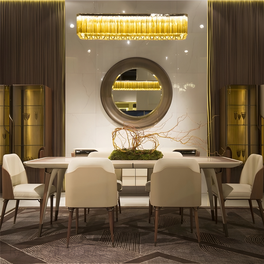VELLUTO Modern Leather Dining Chair - Radical Homes Singapore