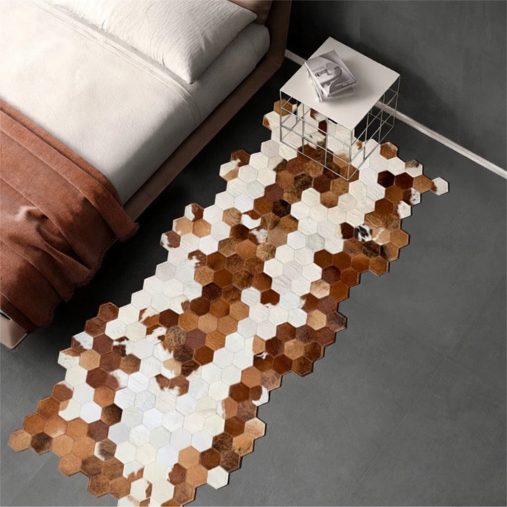 RUFUS Cowhide Leather Rug