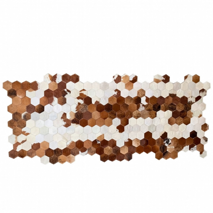 RUFUS Cowhide Leather Rug