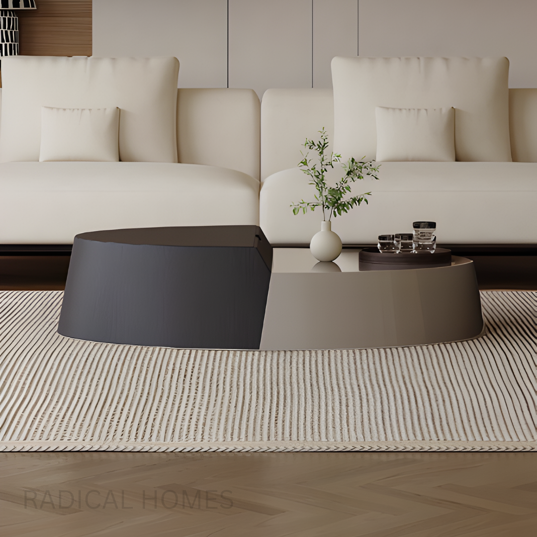 DELIINA Modern Storage Coffee Table