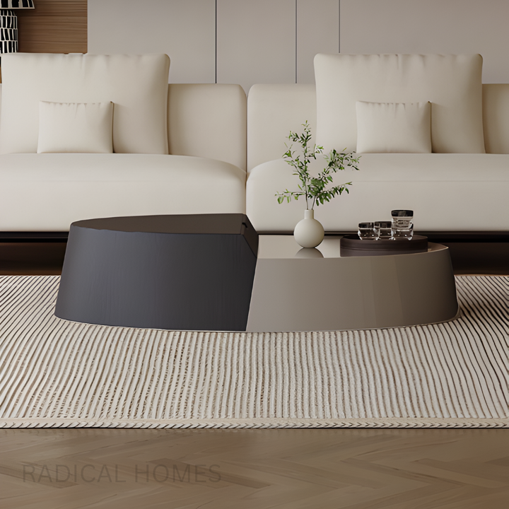 DELIINA Modern Storage Coffee Table