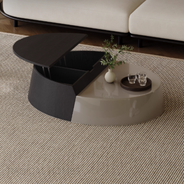 DELIINA Modern Storage Coffee Table