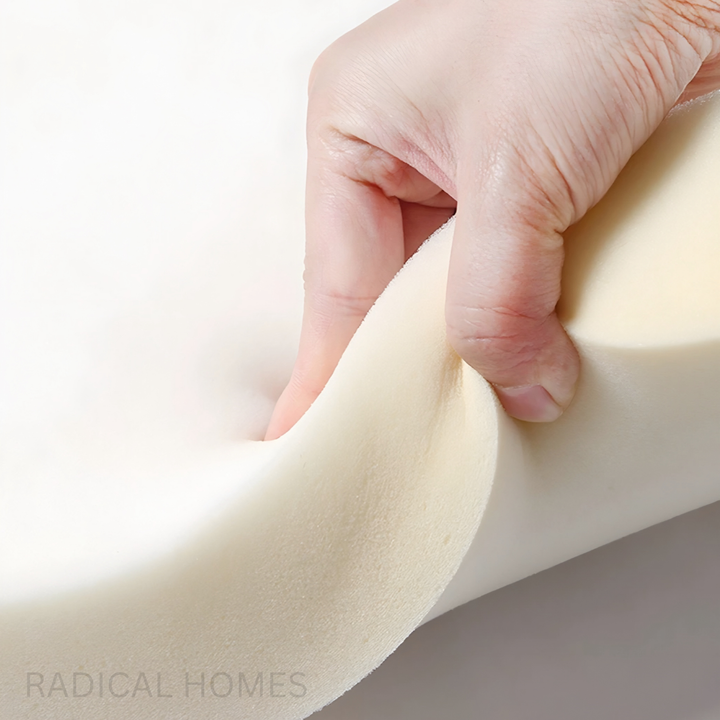 LENIIE Modern Boucle / Leather Dining Chair