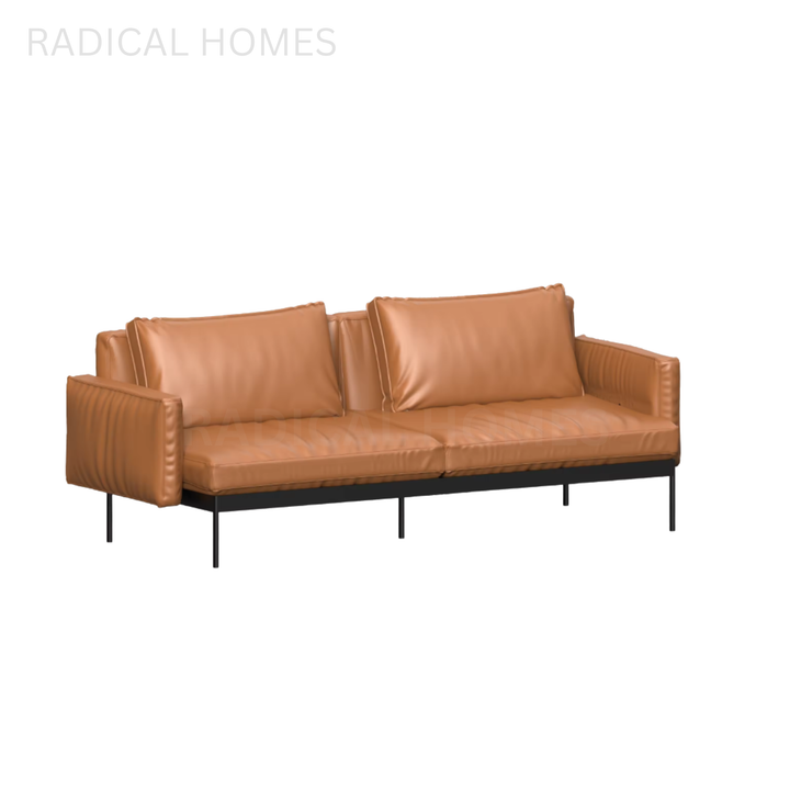 RANDY Modern Leather Sofa - Radical Homes Singapore