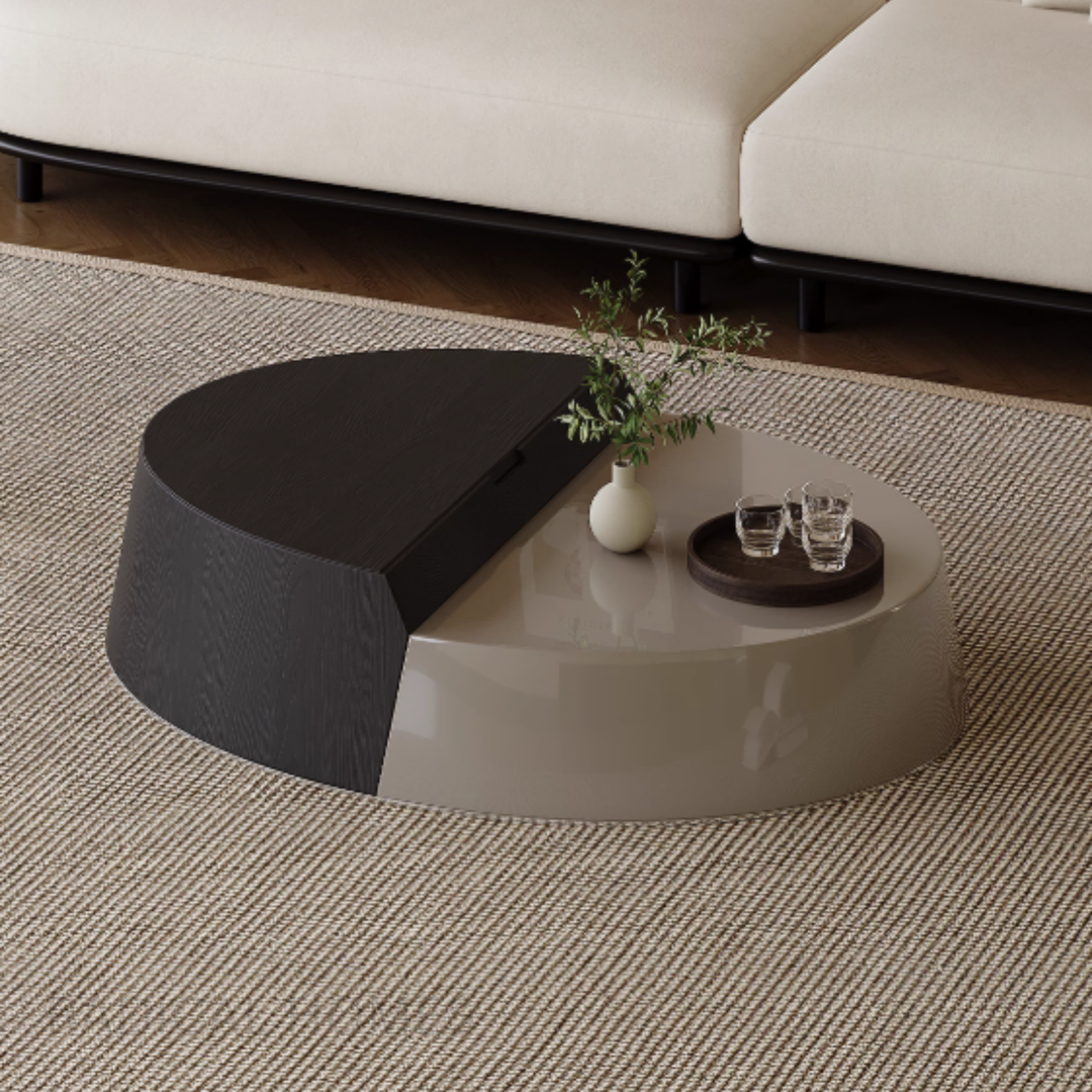 DELIINA Modern Storage Coffee Table
