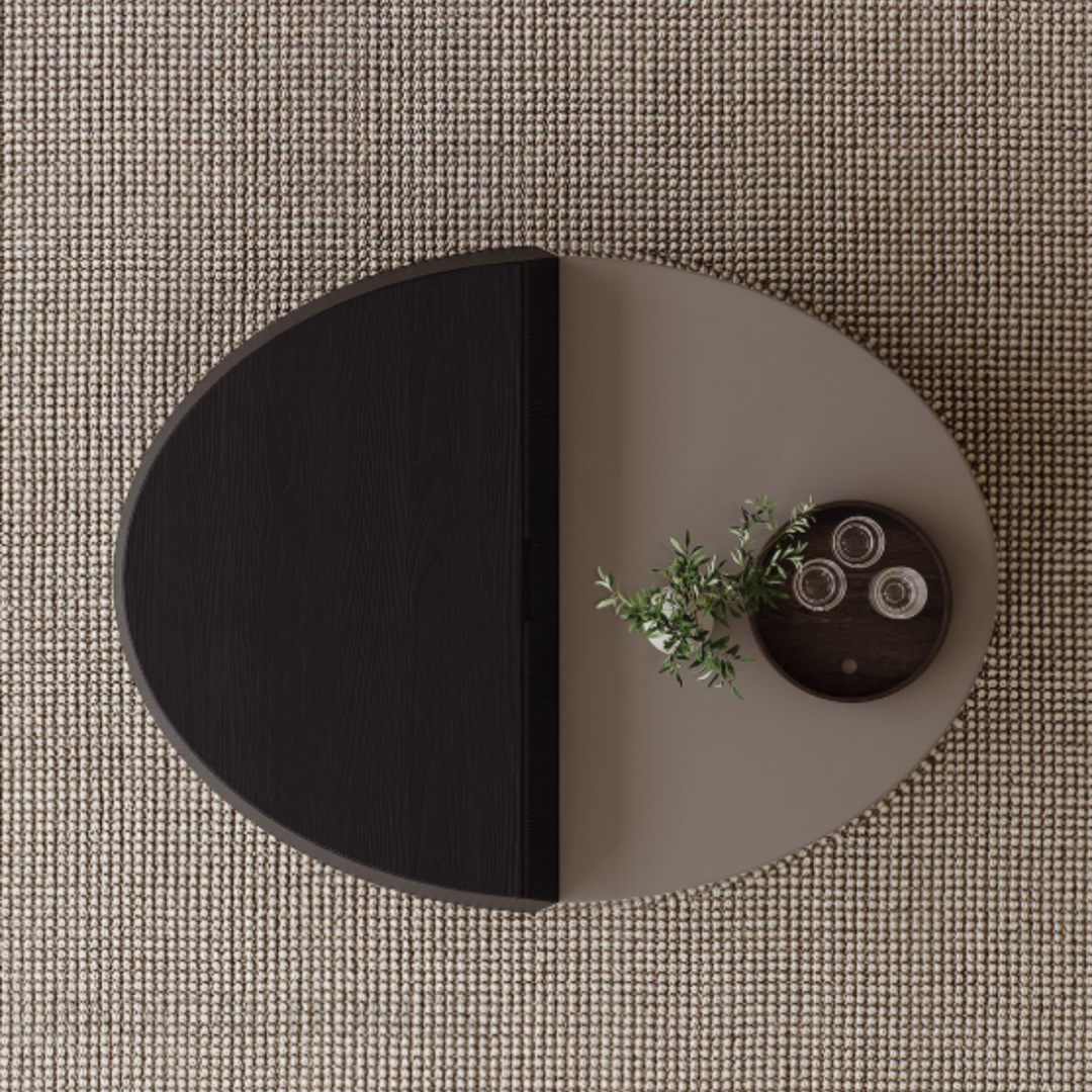 DELIINA Modern Storage Coffee Table