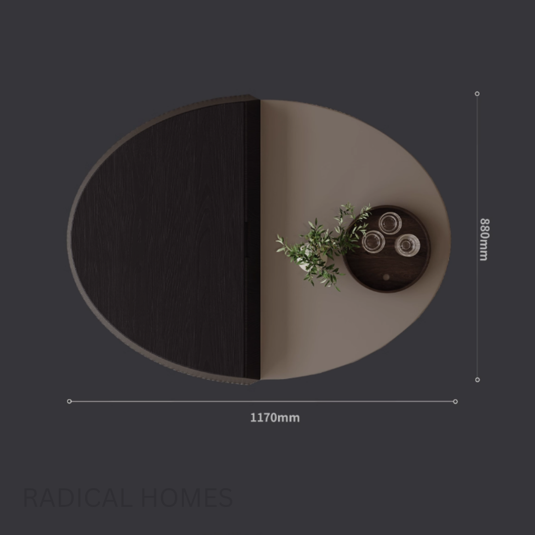 DELIINA Modern Storage Coffee Table