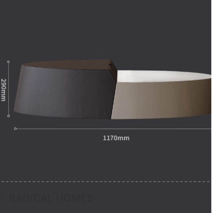 DELIINA Modern Storage Coffee Table