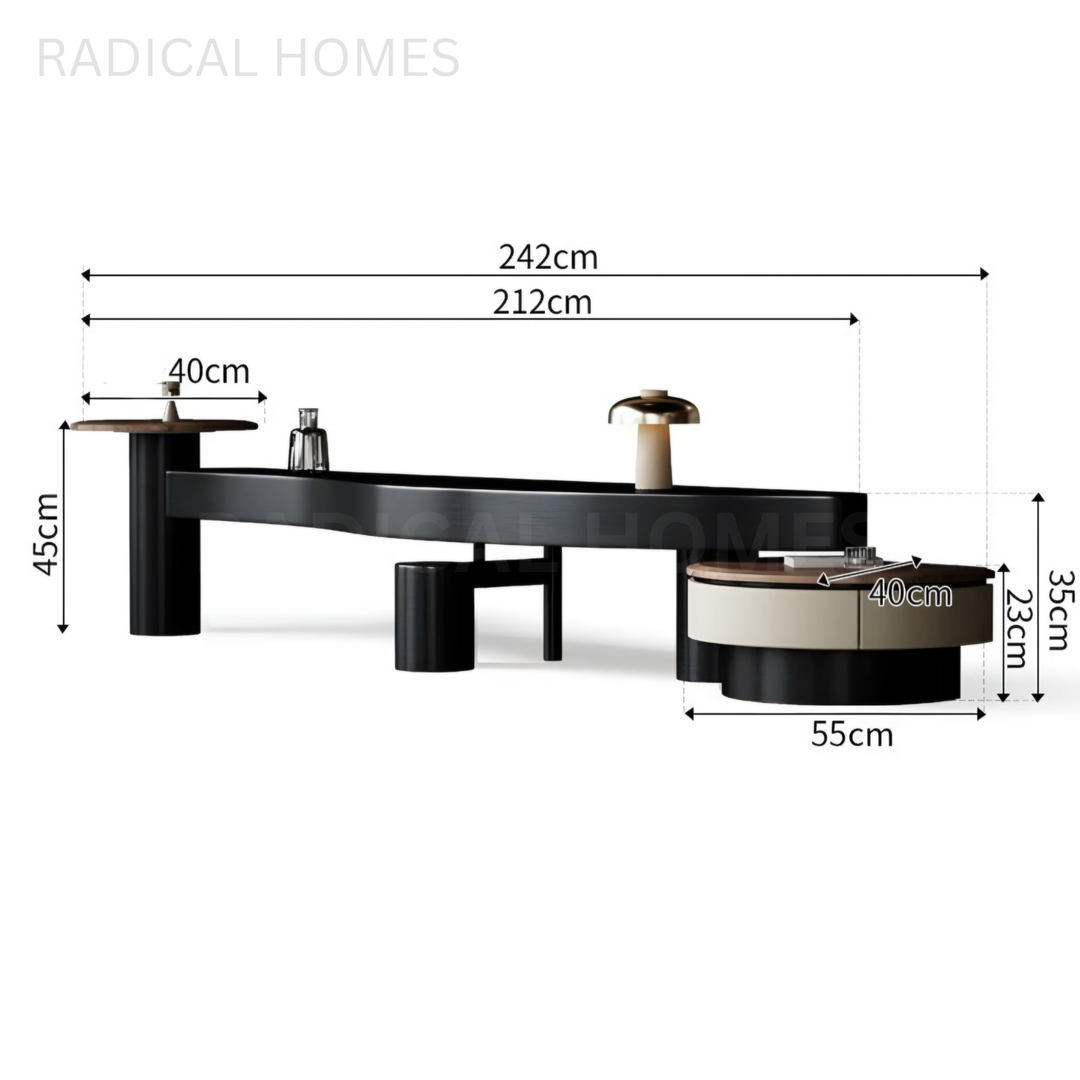 PARKS Modern Extendable TV Console