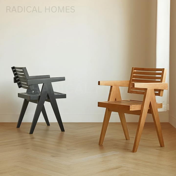 KATEY Modern Solid Wood Dining Chair - Radical Homes Singapore