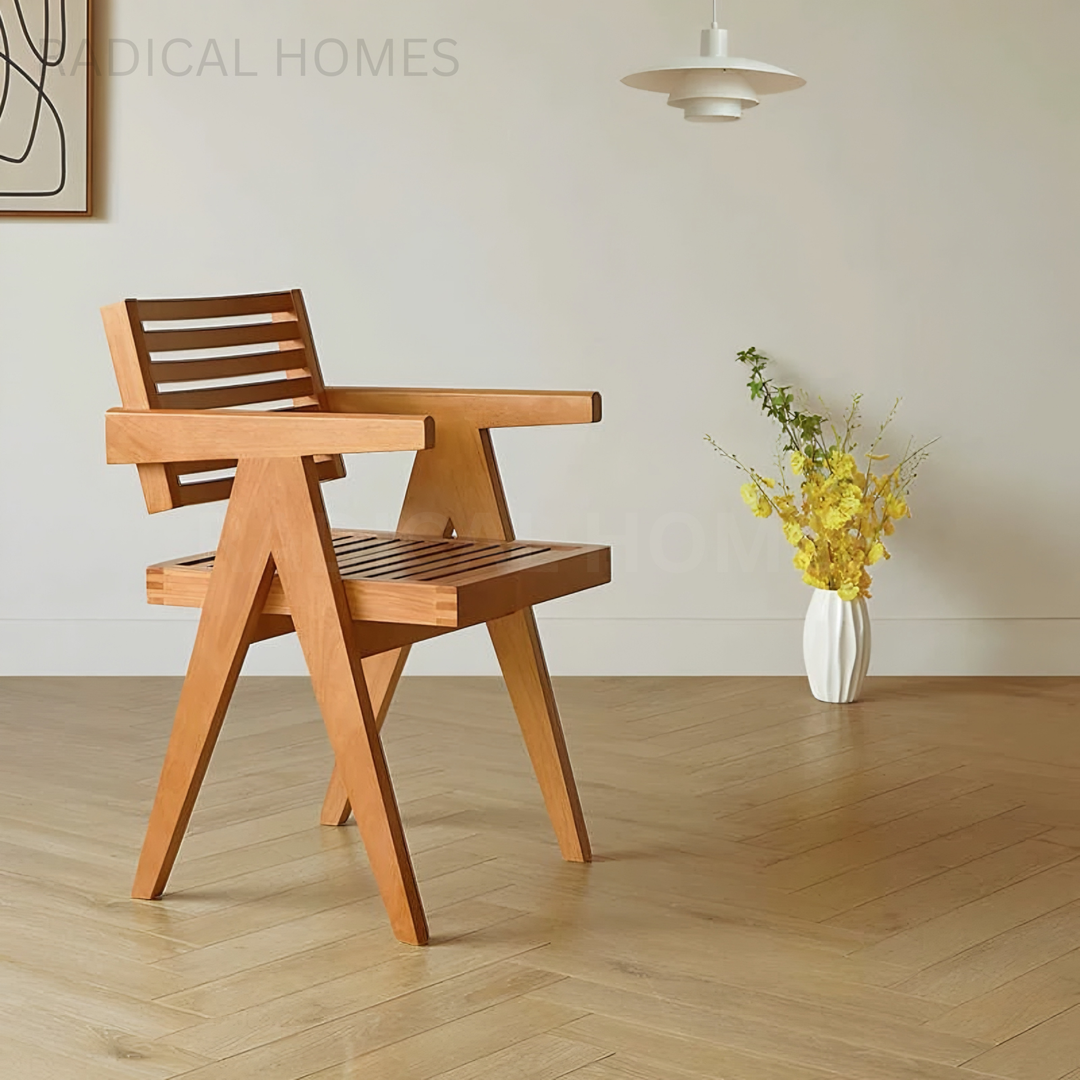 KATEY Modern Solid Wood Dining Chair - Radical Homes Singapore