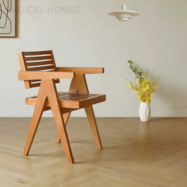 KATEY Modern Solid Wood Dining Chair - Radical Homes Singapore
