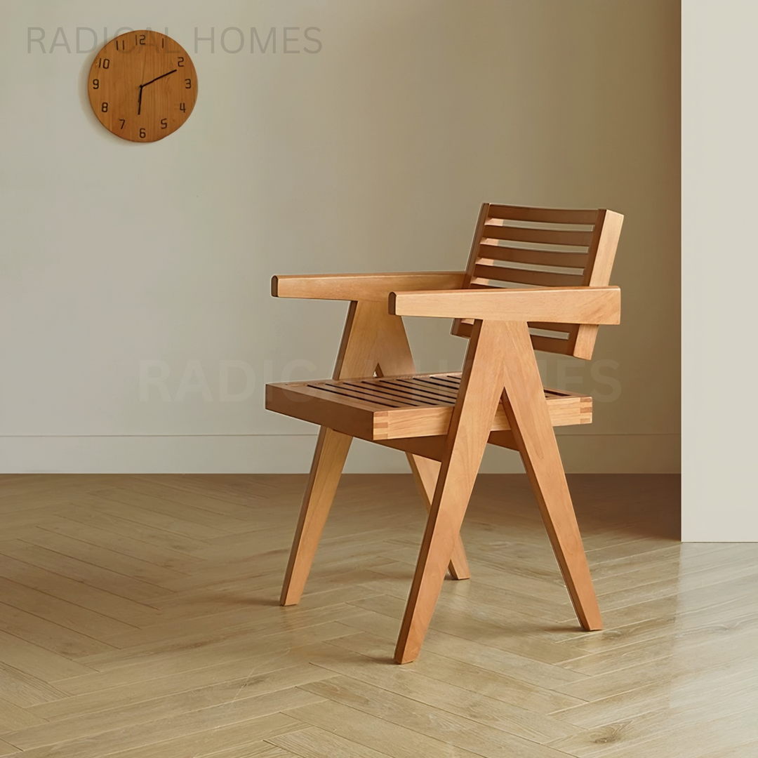 KATEY Modern Solid Wood Dining Chair - Radical Homes Singapore