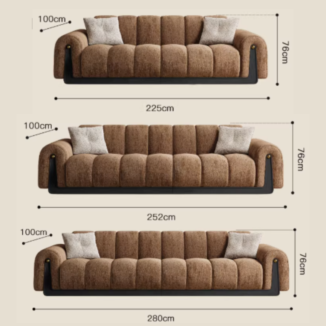 RODNEY Modern Fabric Sofa - Radical Homes Singapore
