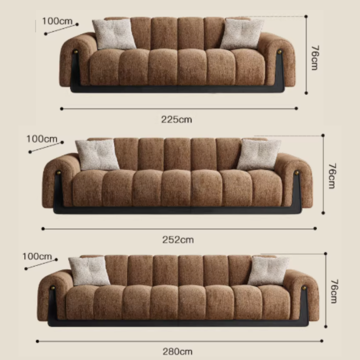 RODNEY Modern Fabric Sofa - Radical Homes Singapore