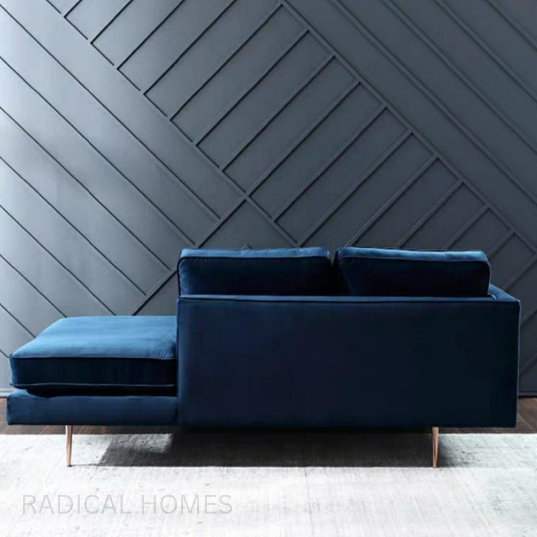 BLUES Modern Velvet Sofa - Radical Homes Singapore