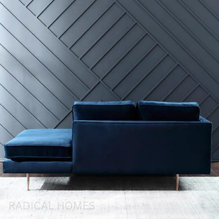 BLUES Modern Velvet Sofa - Radical Homes Singapore